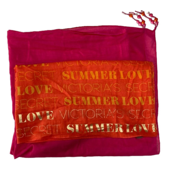 VICTORIA’S SECRET SUMMER LOVE SCARF - 39” X 69 1/2” - Picture 5 of 5